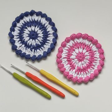 Crochet Coffee Coaster Pattern 9