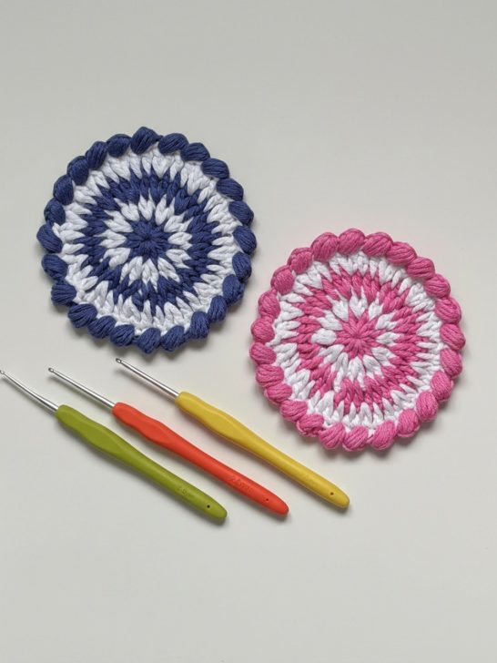 Crochet Coffee Coaster Pattern 9