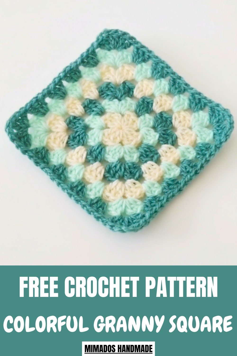 Crochet Colorful Granny Square Pattern