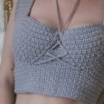 Crochet Corset Bustier Crop Top Pattern 10