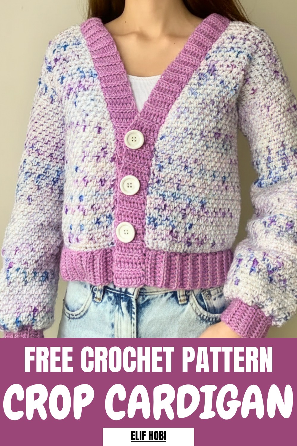 Crochet Crop Cardigan Pattern