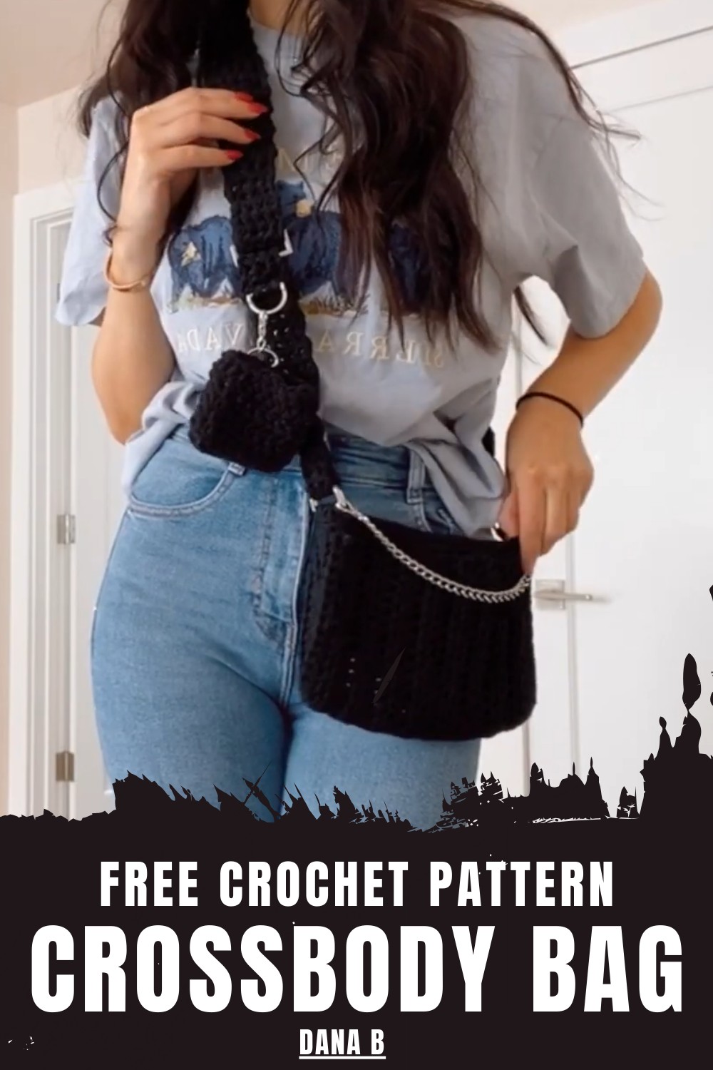 Crochet Crossbody Bag