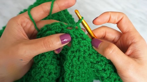 Crochet Crunch Stitch Cardigan Pattern 6