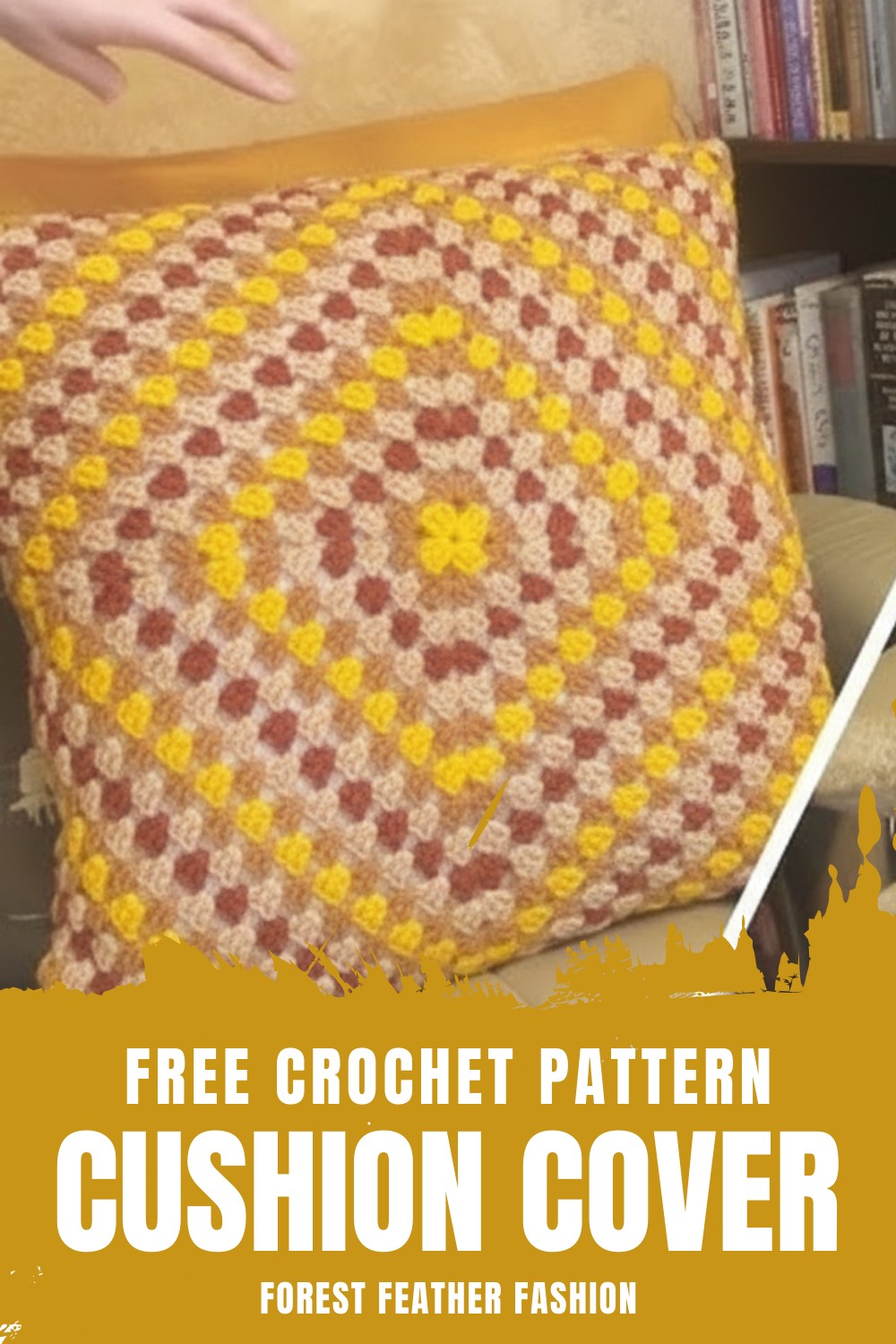 Crochet Cushion Cover Pattern