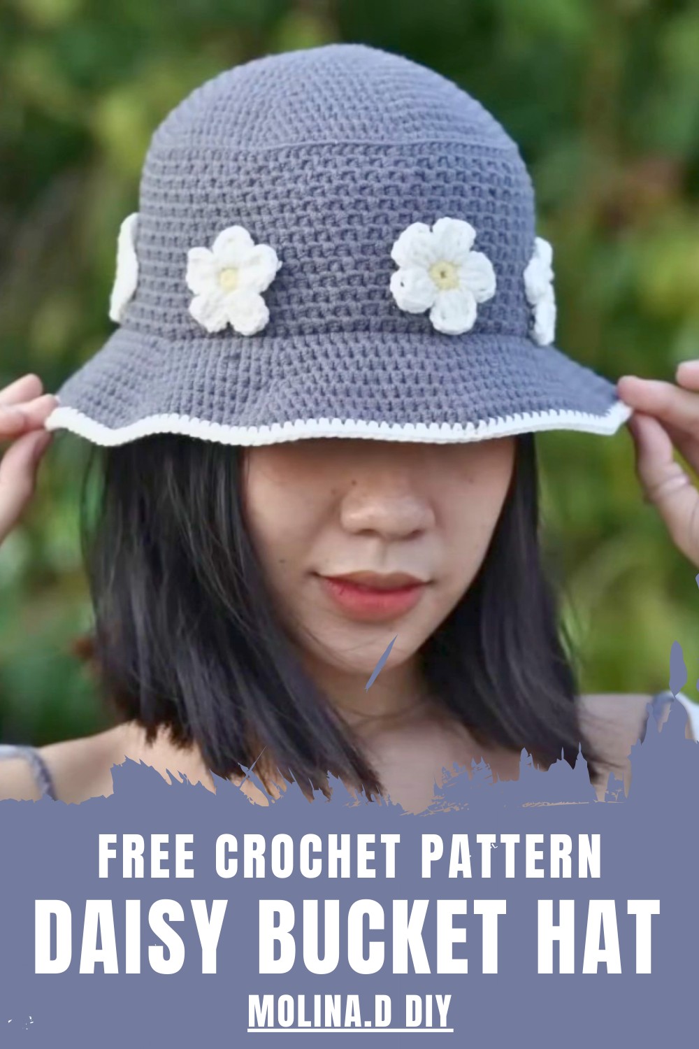 Crochet Daisy Bucket Hat