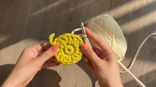 Crochet Daisy Granny Square Pattern 2