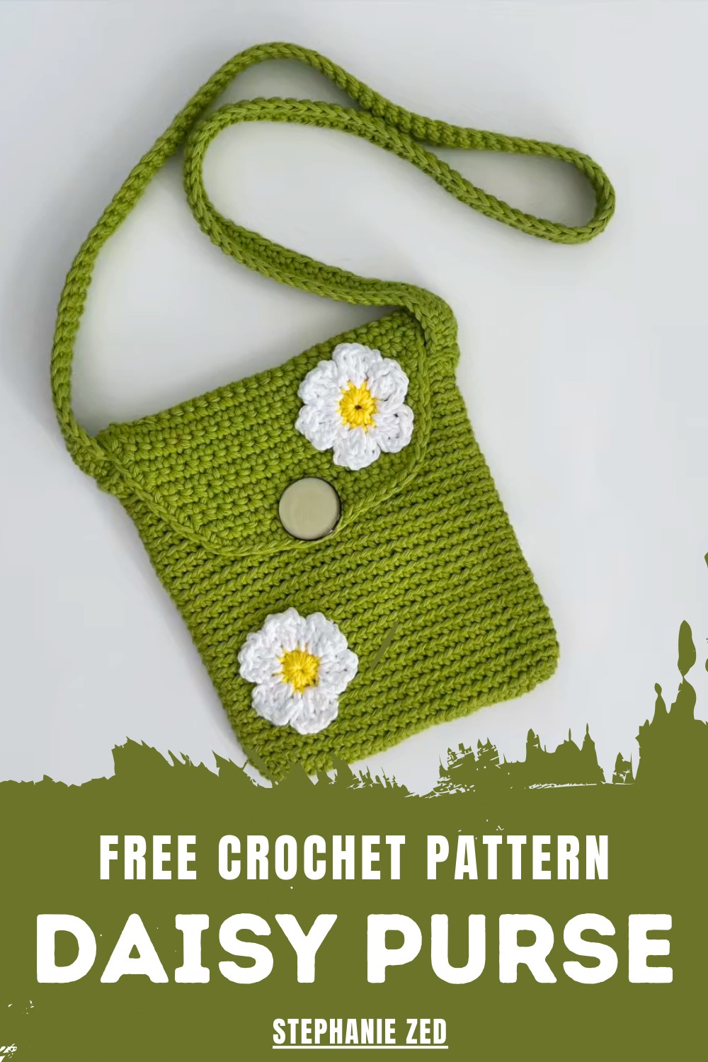 Crochet Daisy Purse Pattern