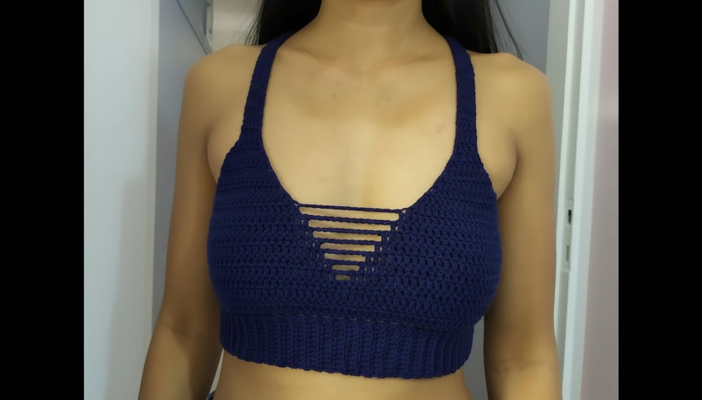 Crochet Easy Summer Crop Top 1