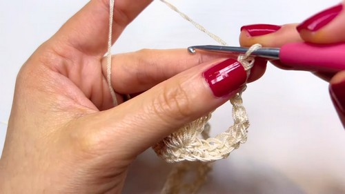 Crochet Fan Stitch Blouse Pattern 2