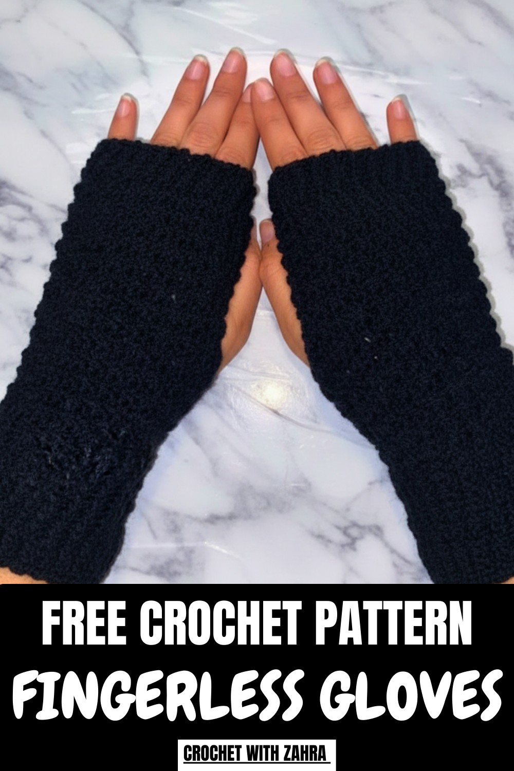 Crochet Fingerless Gloves Pattern