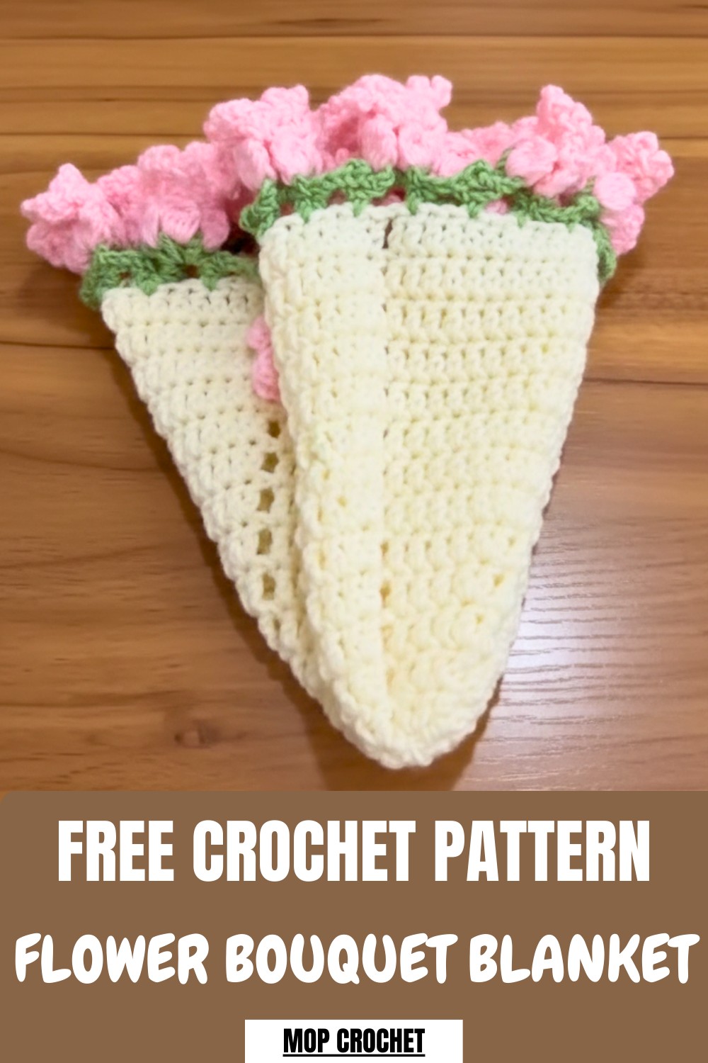 Crochet Flower Bouquet Blanket Pattern