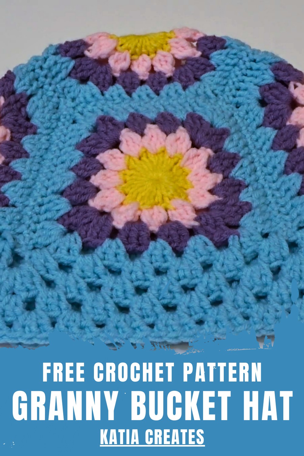 Crochet Granny Bucket Hat