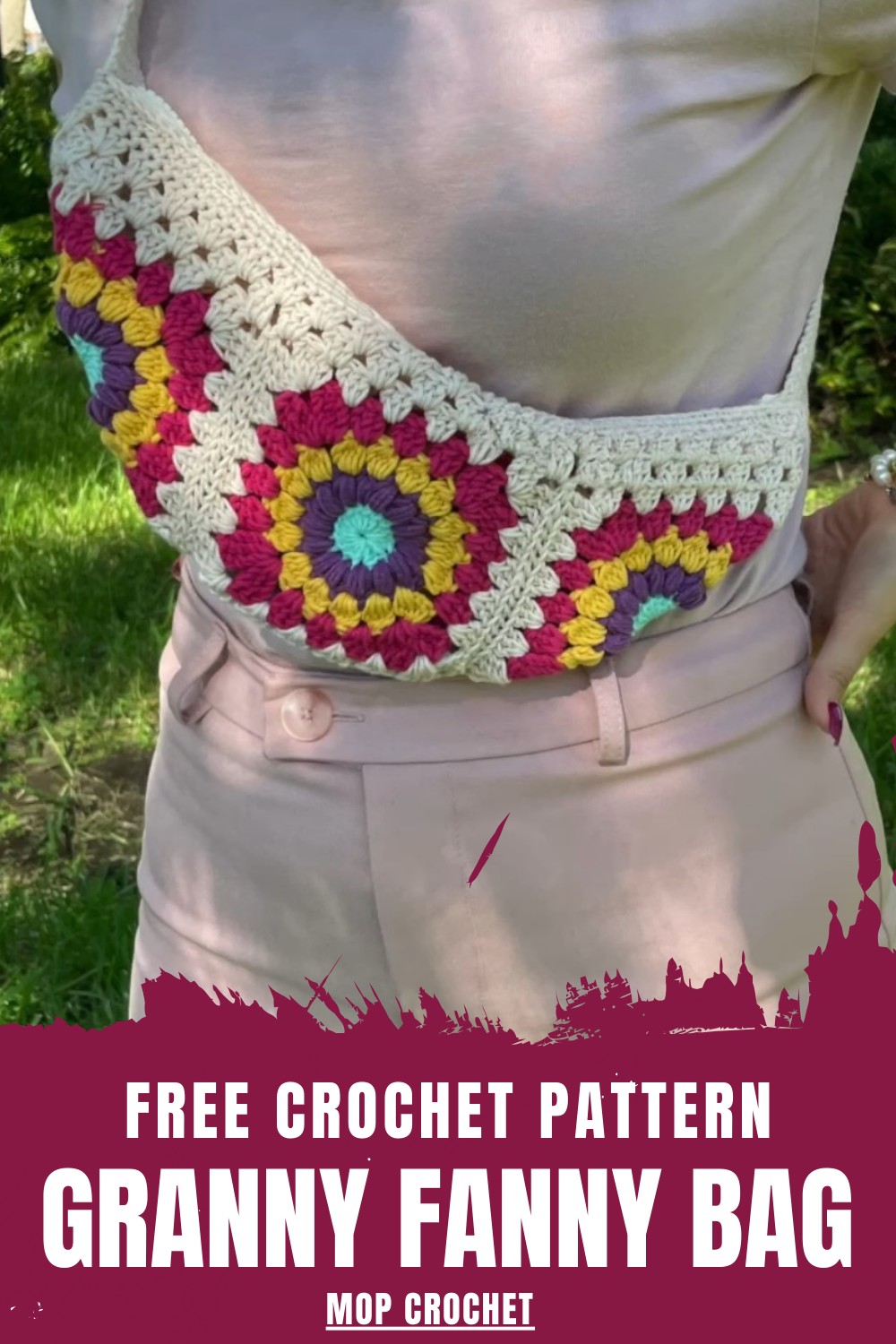 Crochet Granny Fanny Bag
