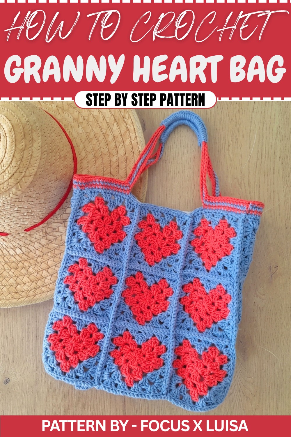 Crochet Granny Heart Bag (1)