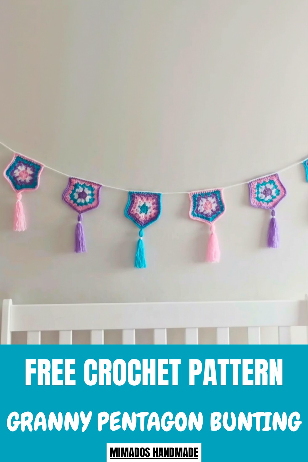 Crochet Granny Pentagon Bunting Pattern