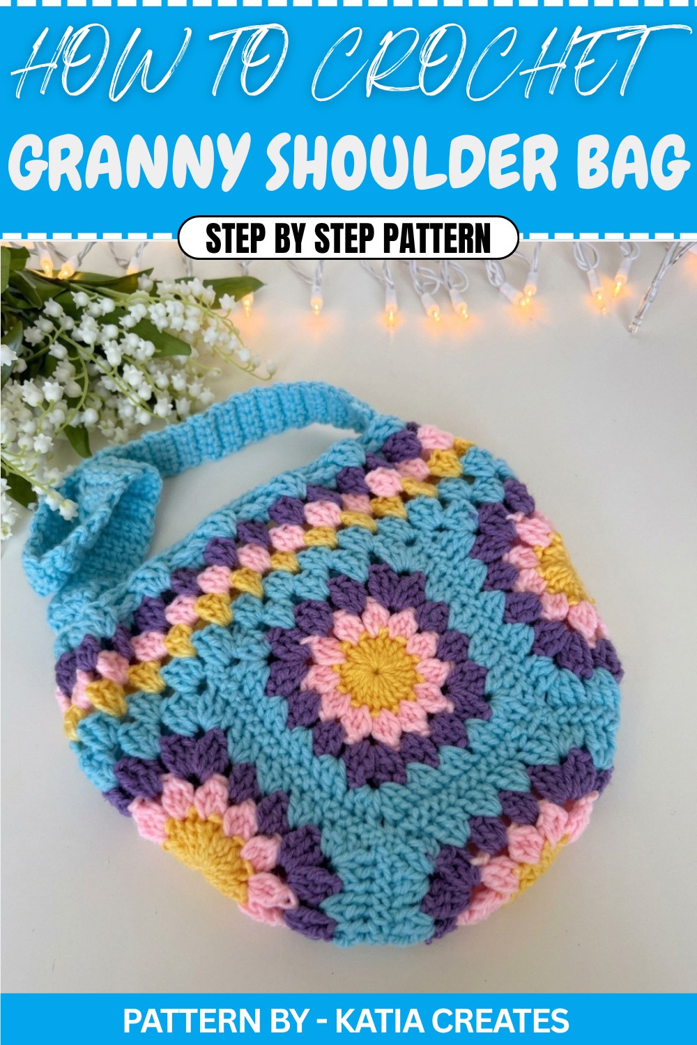 Crochet Granny Shoulder Bag (1)