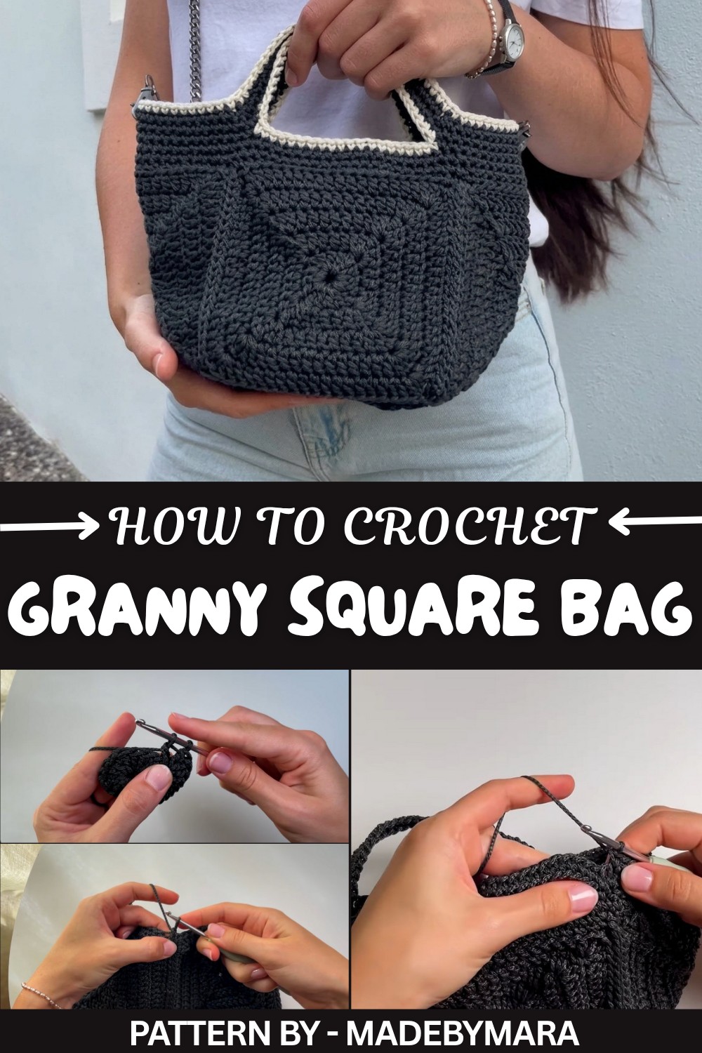 Crochet Granny Square Bag