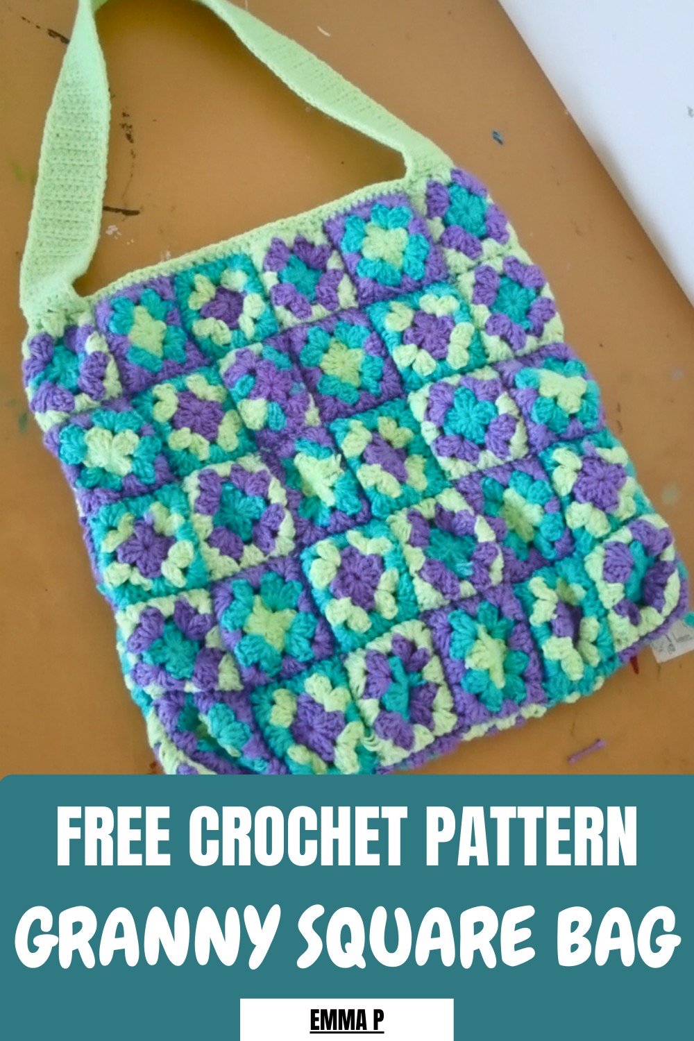 Crochet Granny Square Bag Pattern