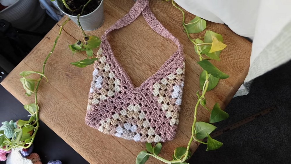 Crochet Granny Square Bag