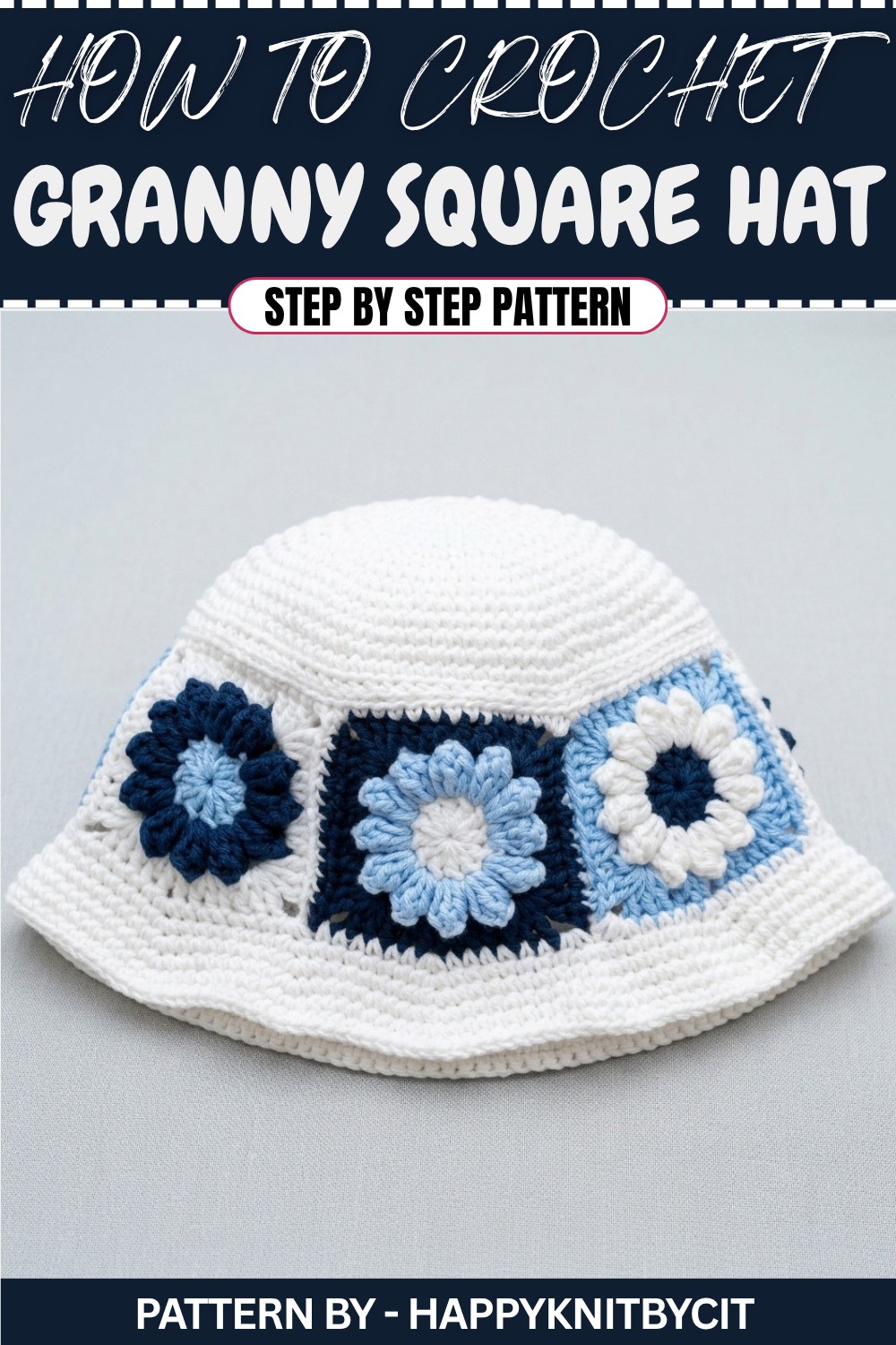 Crochet Granny Square Hat (1)