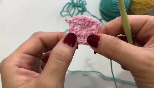 Crochet Granny Square Top Pattern 2