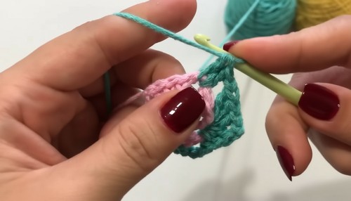 Crochet Granny Square Top Pattern 3