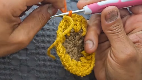 Crochet Granny Square Top Pattern 3