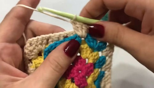 Crochet Granny Square Top Pattern 5