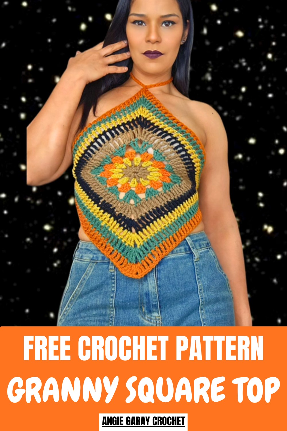 Crochet Granny Square Top Pattern