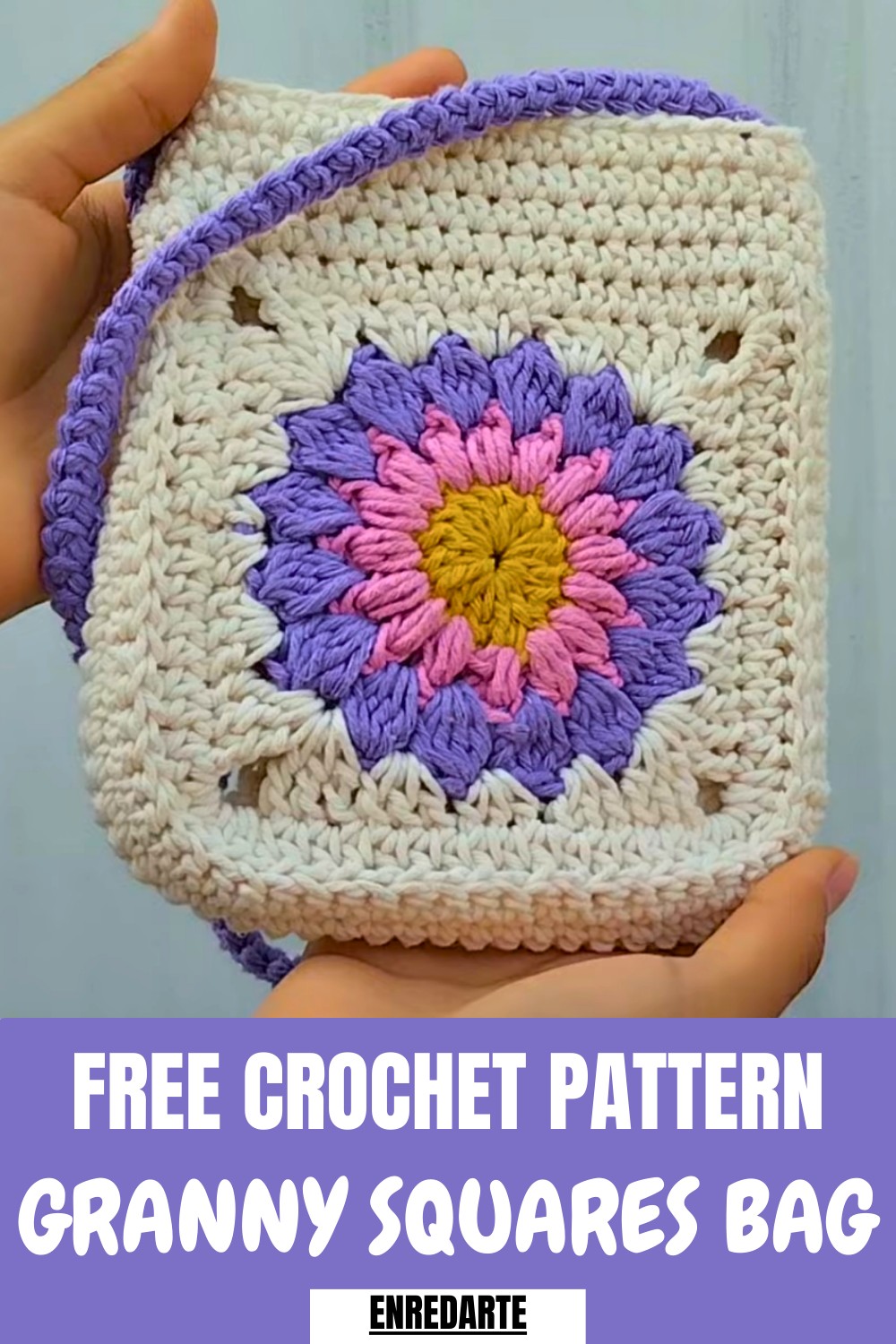Crochet Granny Squares Bag Pattern