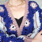 Crochet Granny Squares Cardigan Pattern 8
