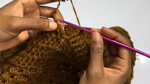 Crochet Granny Stitch Maxi Skirt Pattern 6