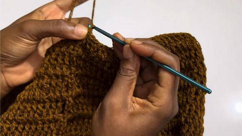 Crochet Granny Stitch Maxi Skirt Pattern 7