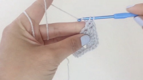 Crochet Granny Style Bandana Pattern 4