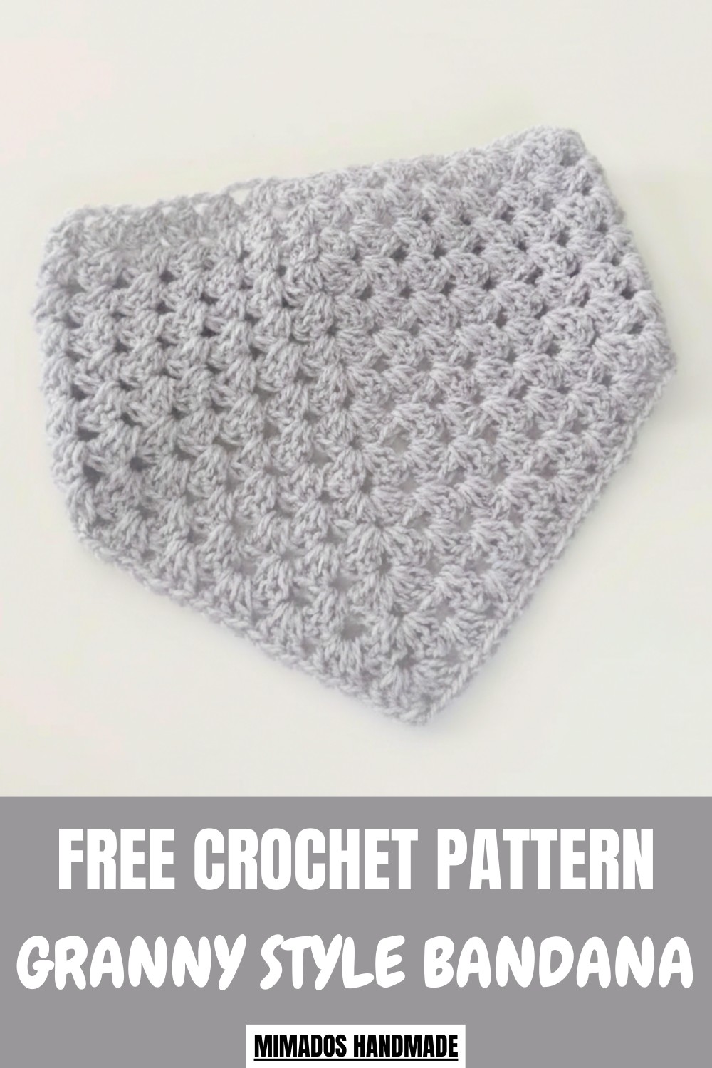 Crochet Granny Style Bandana Pattern