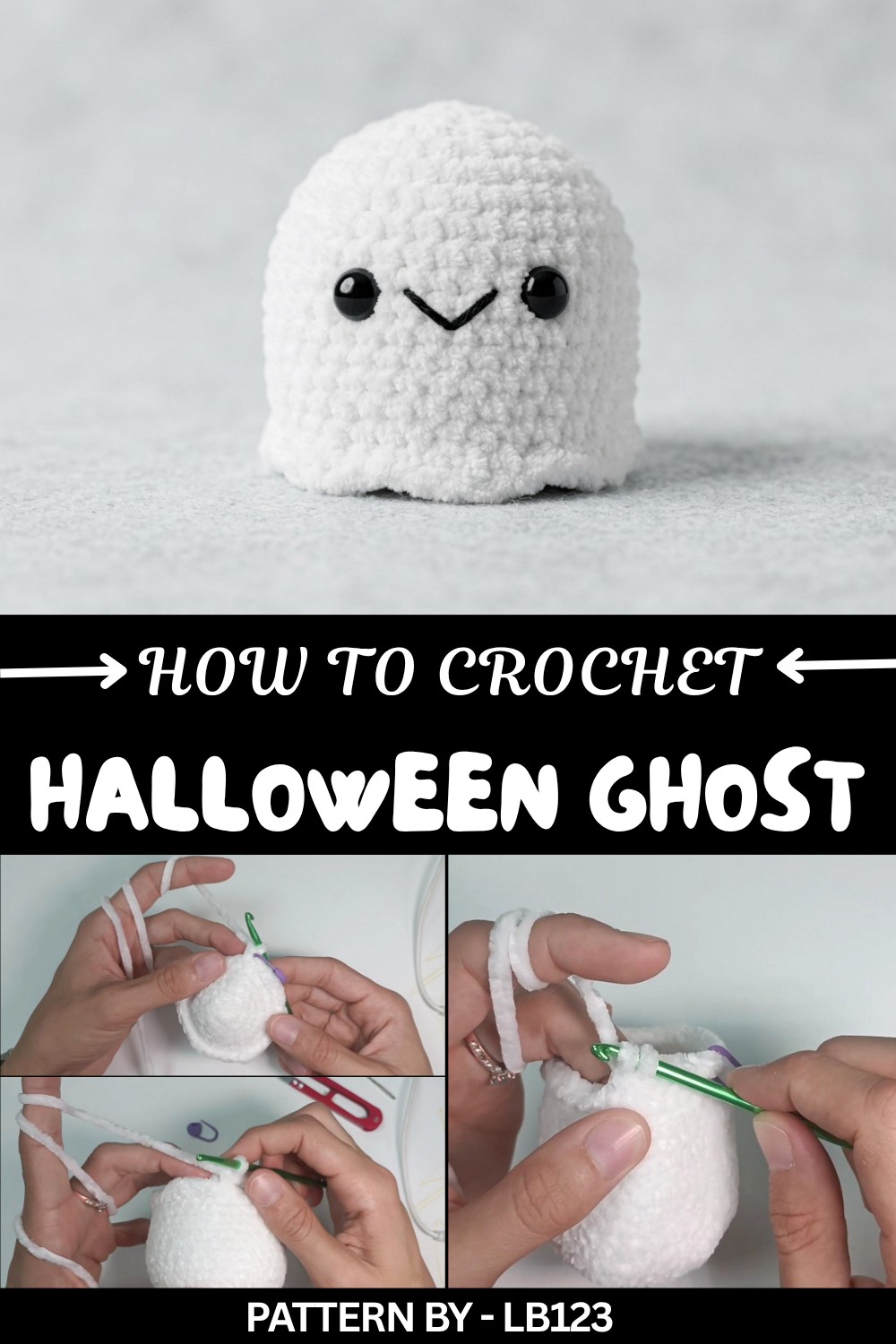 Crochet Halloween Ghost
