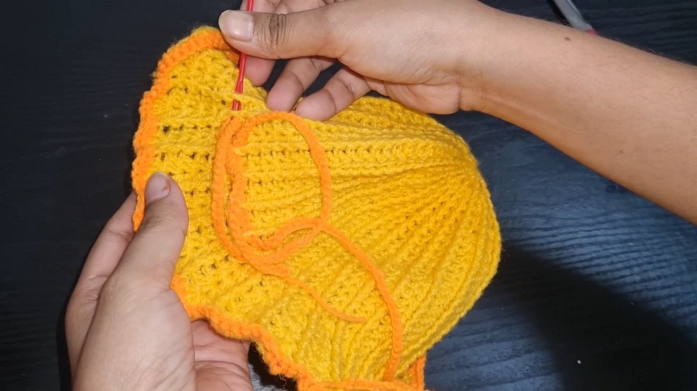 Crochet Flower Bucket Sun Hat