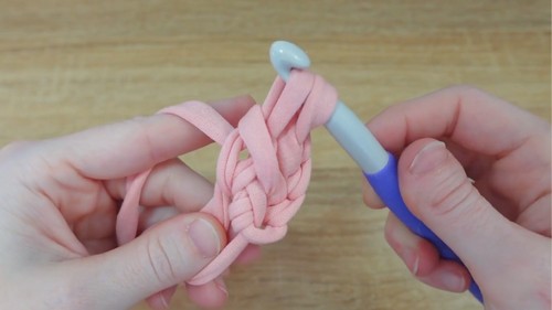 Crochet Heart Keychain Pattern 3