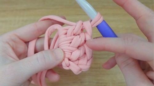 Crochet Heart Keychain Pattern 4