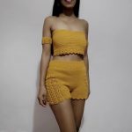 Crochet High Waisted Shorts 1