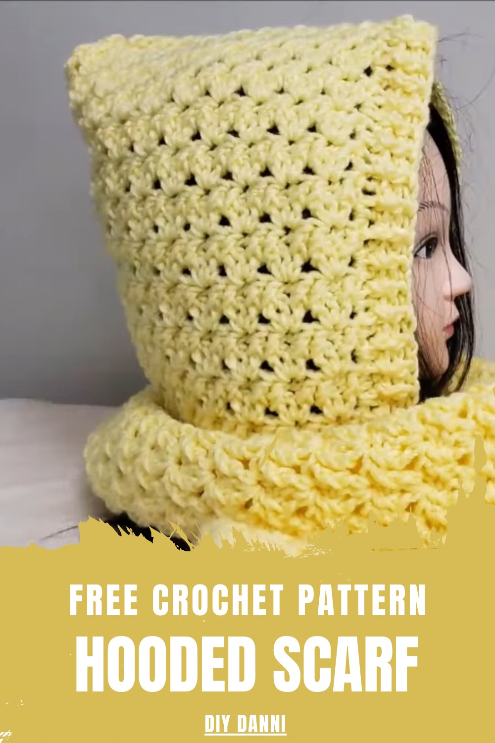 Crochet Hooded Scarf