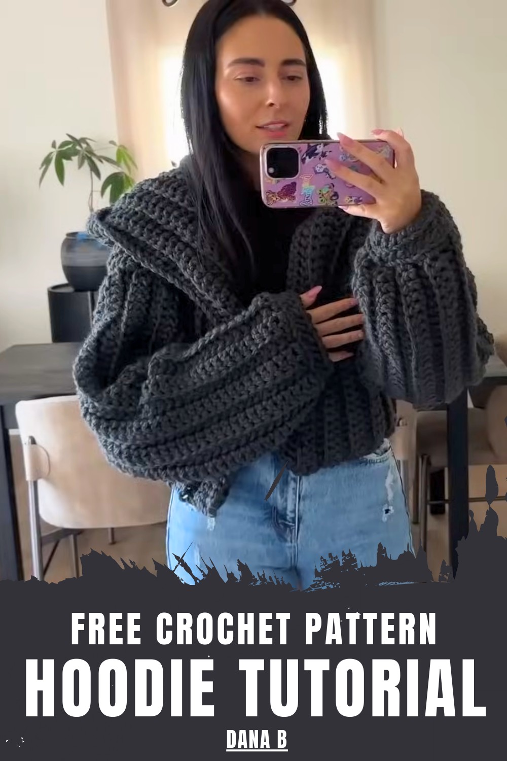Crochet Hoodie Tutorial