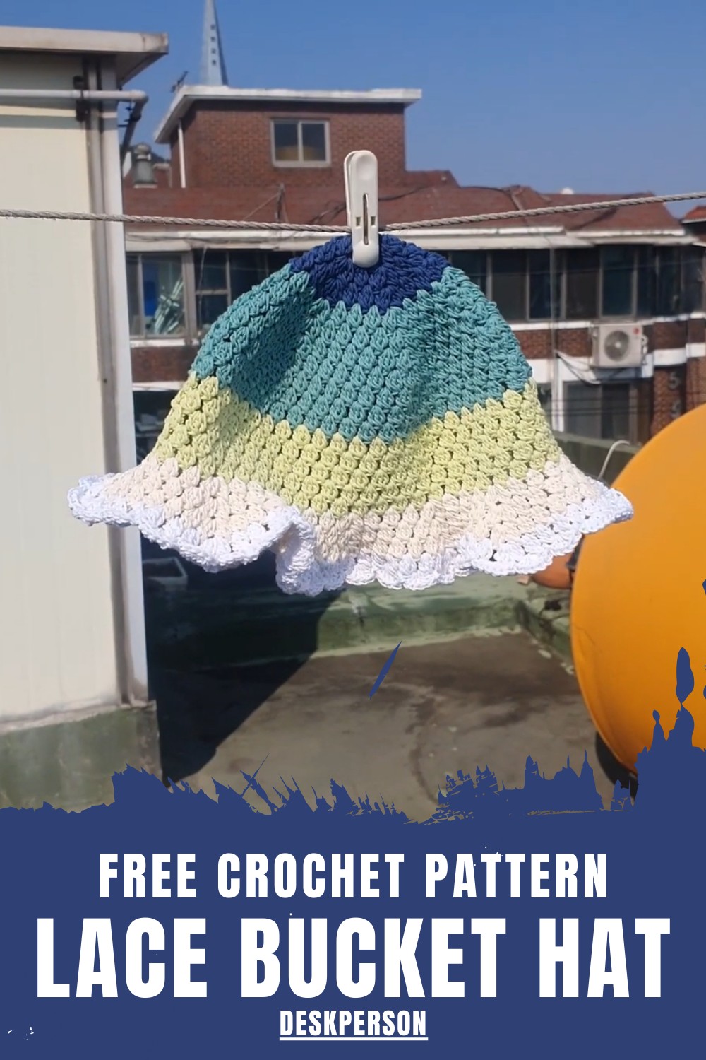 Crochet Lace Bucket Hat