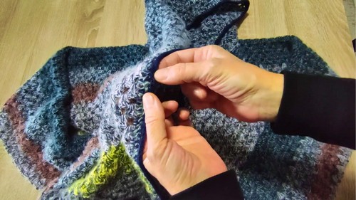 Crochet Long Cardigan Pattern 7