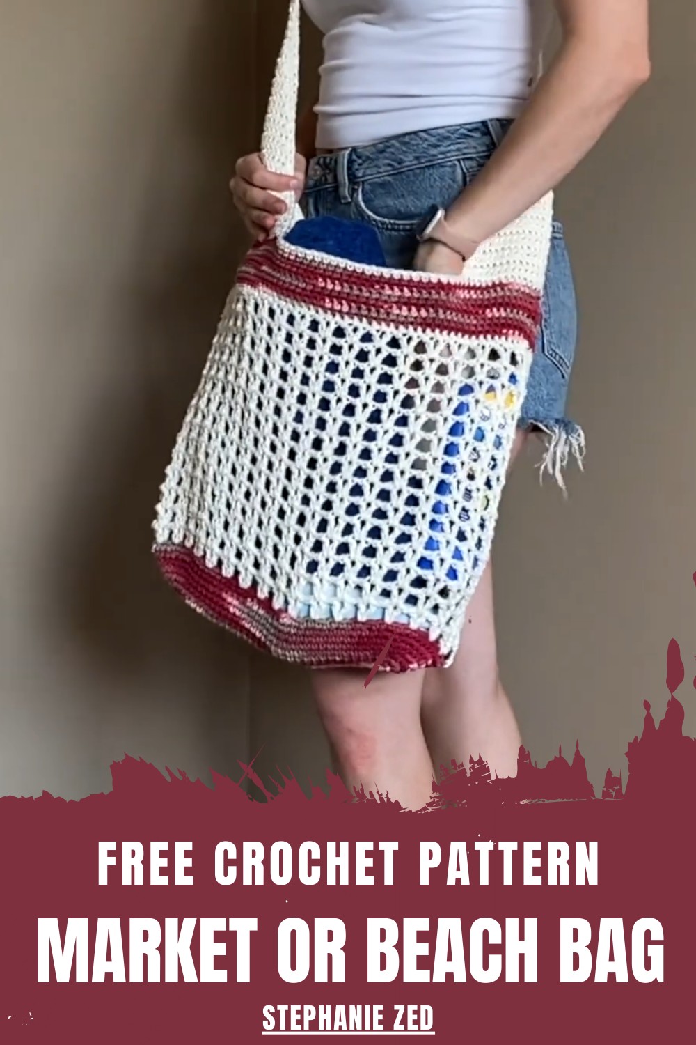 Crochet Market Or Beach Bag