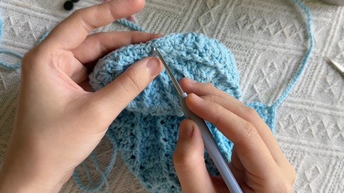 Crochet Mermaid Bikini Top Pattern 7