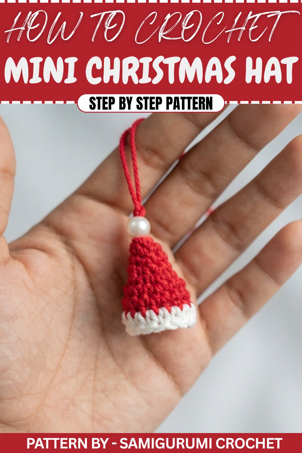 Crochet Mini Christmas Hat