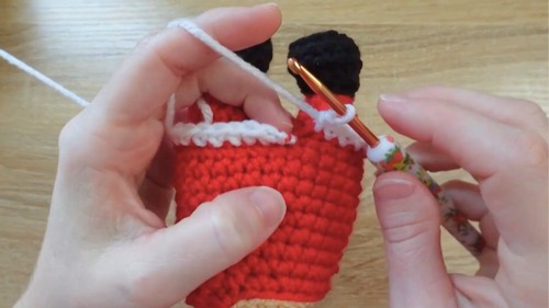 Crochet Mini Santa Doll Pattern 8