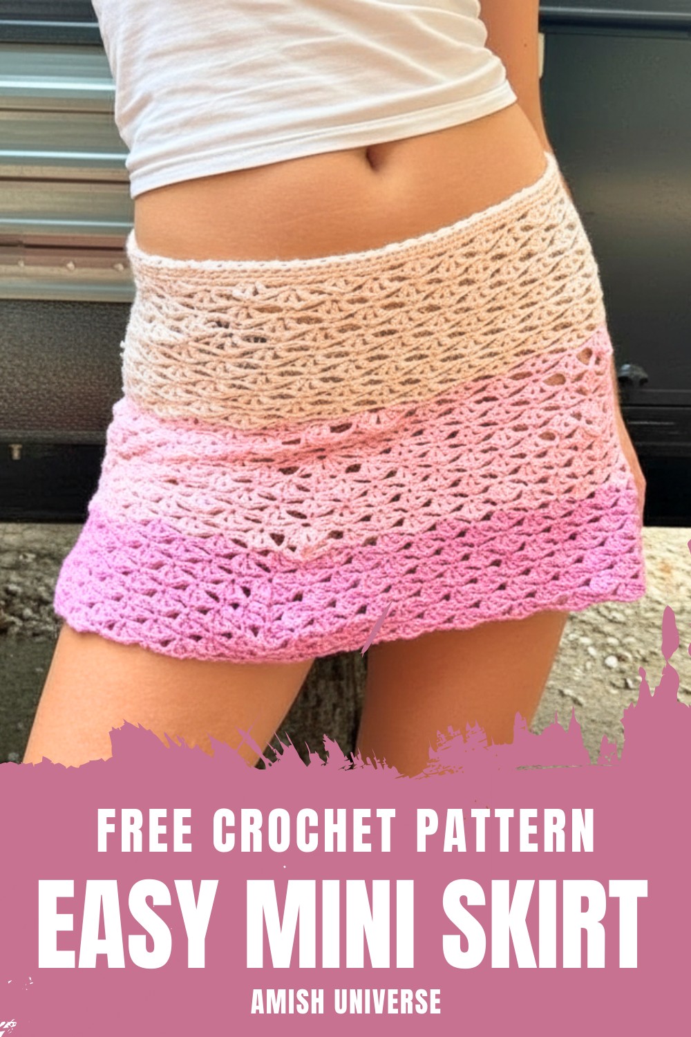 Crochet Mini Skirt Pattern