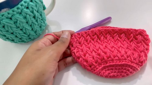Crochet Mug Warmer With Base Pattern 7